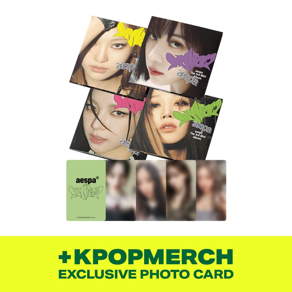 KPOPMERCH Exclusive Photocard) aespa - MY WORLD 3rd Mini Album (Post