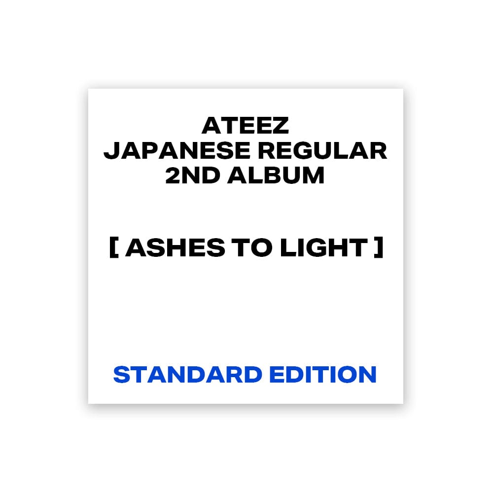 ATEEZ ALBUM ATEEZ - JAPAN 2nd Full Album Ashes to Light (Flash Price Edition)