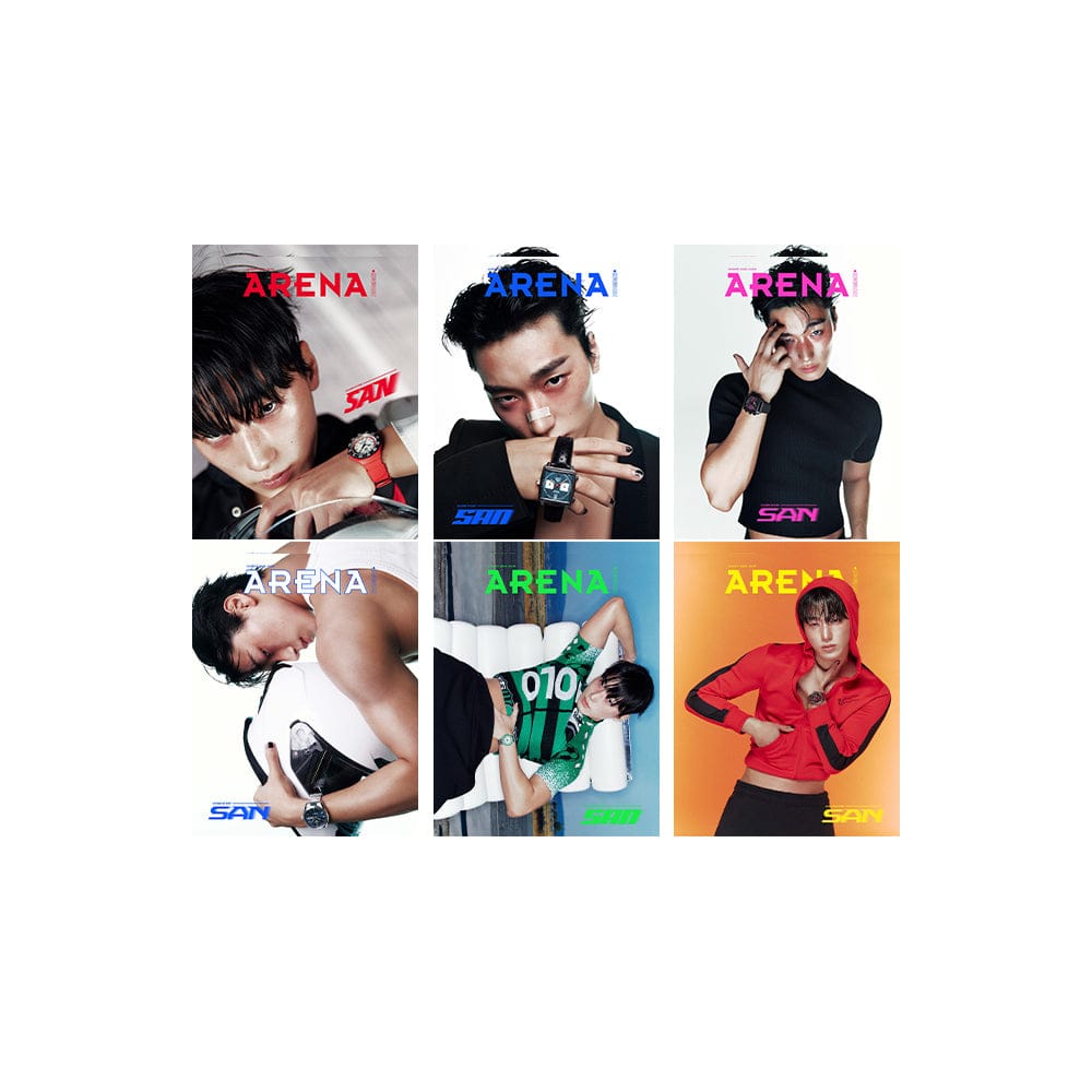 ATEEZ Magazine SET ATEEZ SAN - Arena Homme+ Magazine Cover (Aug 2025)