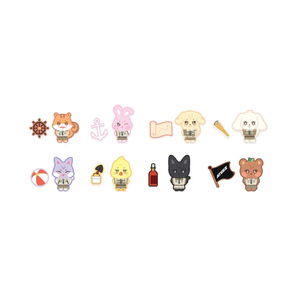 ateez aniteez treasure ワッペン コンプリート ATEEZ X ANITEEZ [ STITCH WAPPEN SET ] ANITEEZ IN TREASURE - Music