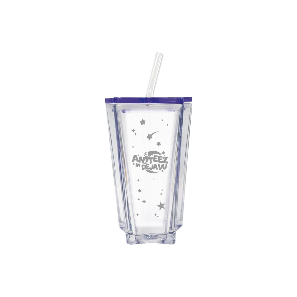 ATEEZ ANITEEZ グラスタンブラー deja vu ヨサン トレカ ATEEZ - STARLIGHT GLASS TUMBLER ( ANITEEZ IN DEJA VU Official MD )