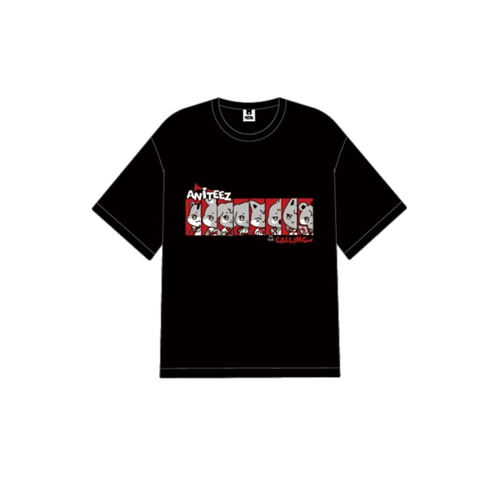 ATEEZ - T-SHIRT BLACK [ ANITEEZ IN THE CALLING Official MD ]
