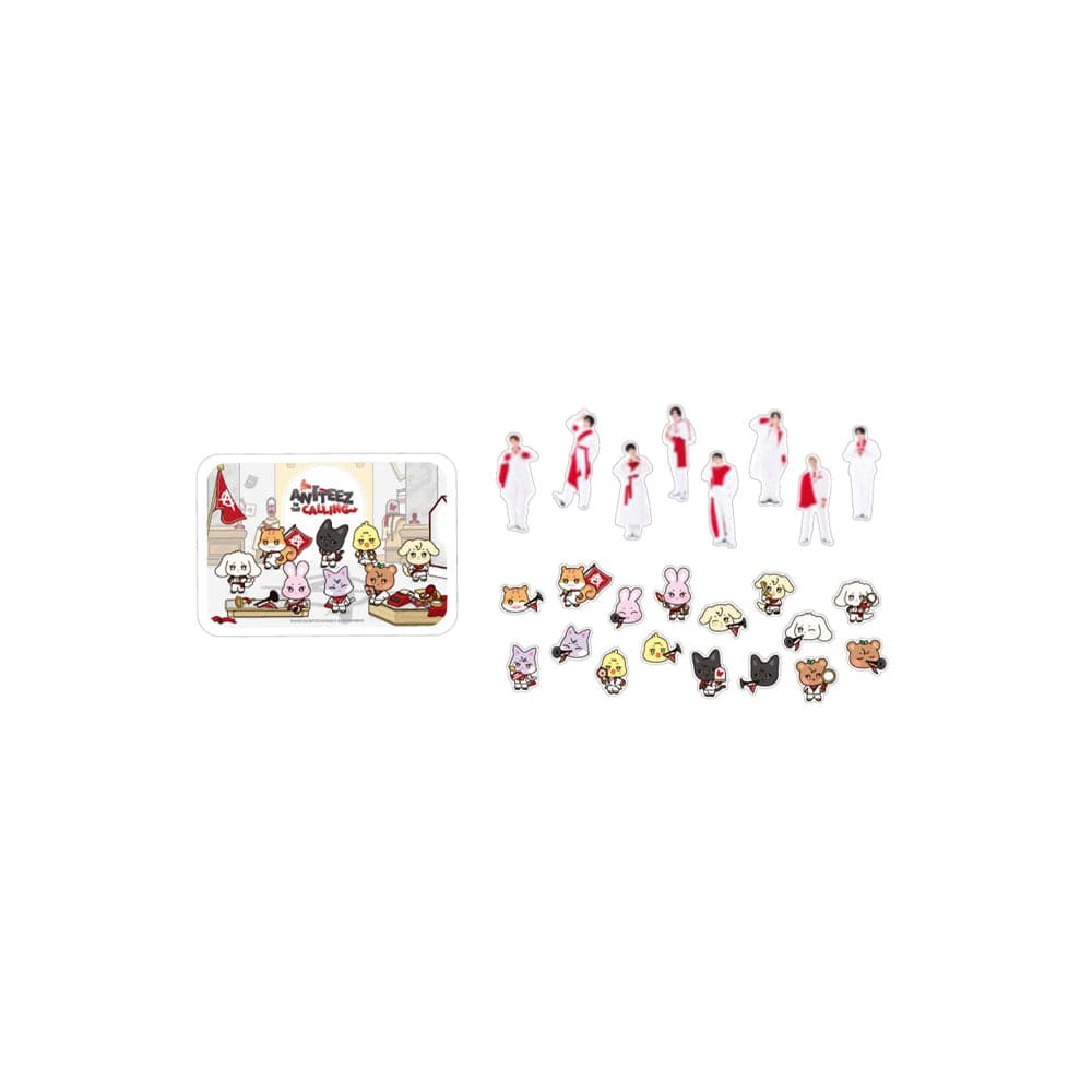 ATEEZ - TIN CASE STICKER SET [ ANITEEZ IN THE CALLING Official MD ]
