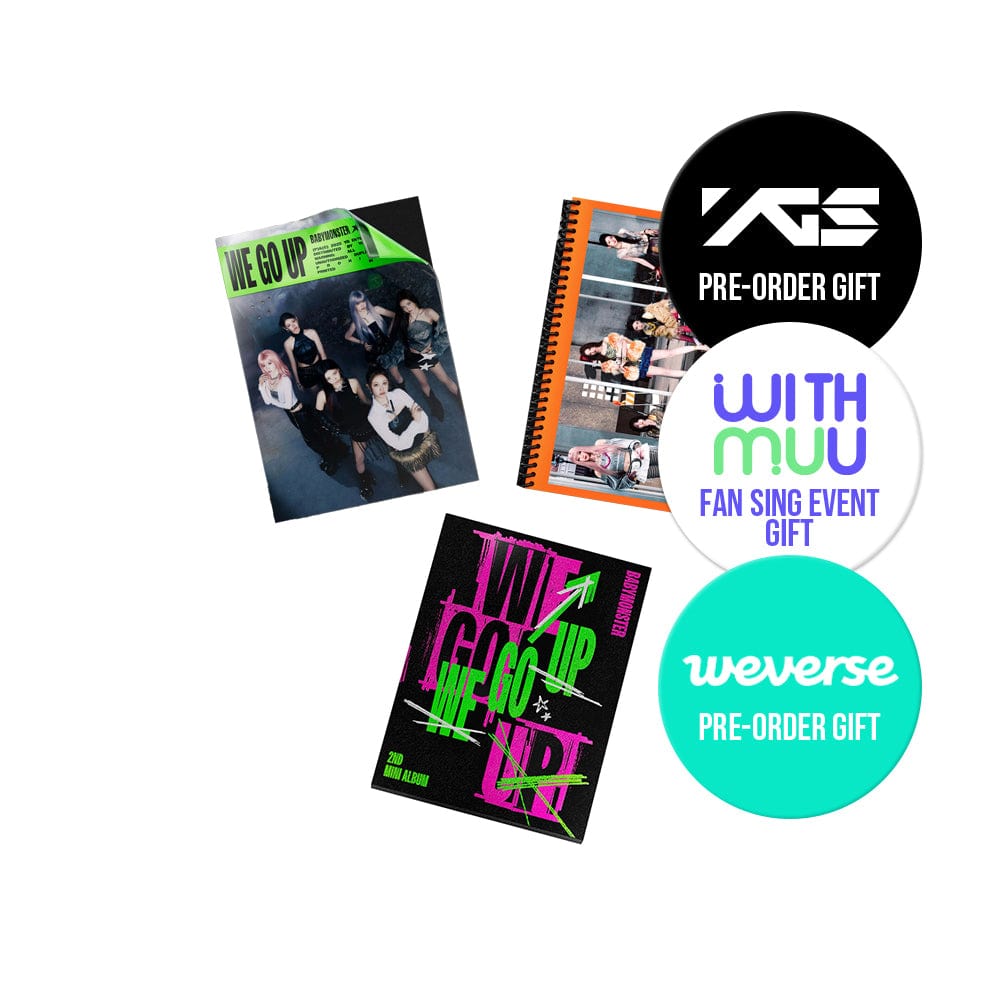 BABYMONSTER 2nd Mini Album WE GO UP セット BABYMONSTER - 2nd Mini Album WE GO UP (WE GO UP SET)