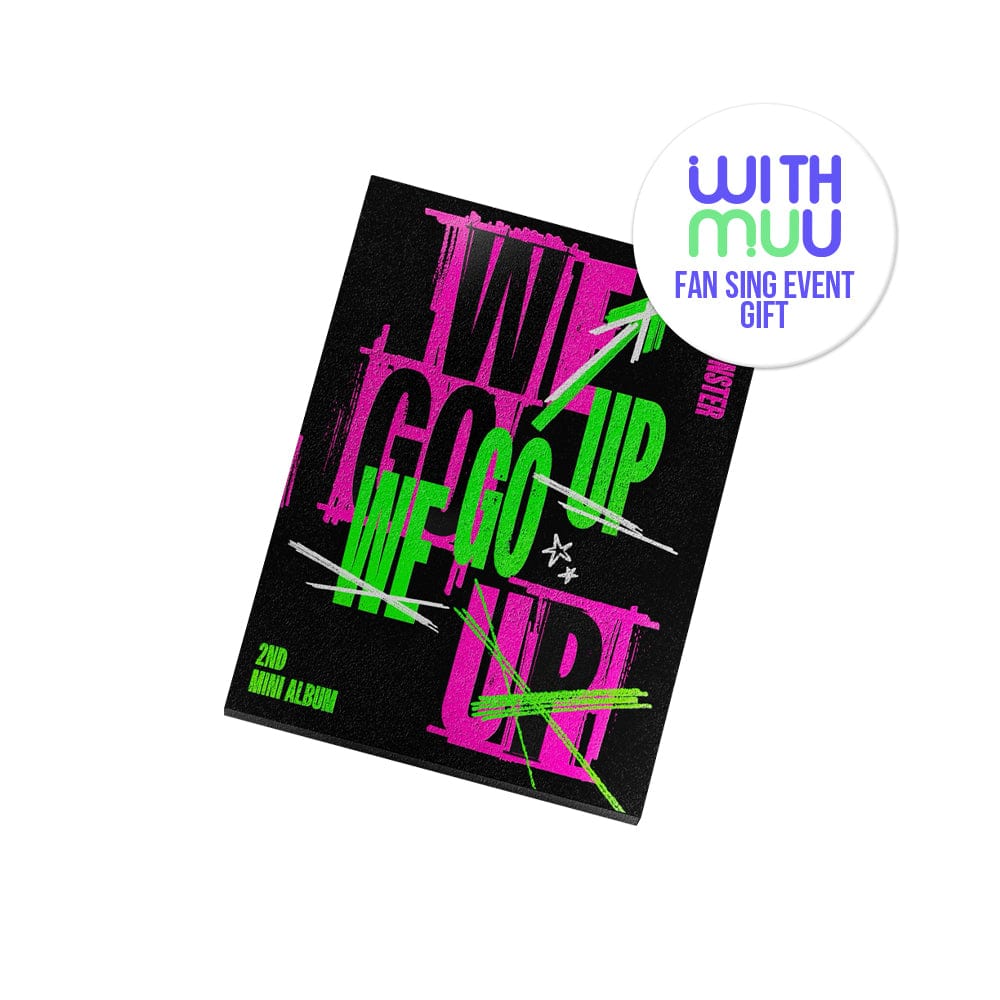 BABYMONSTER ALBUM WITHMUU Fansign BABYMONSTER - 2nd Mini Album WE GO UP (UP Ver.)