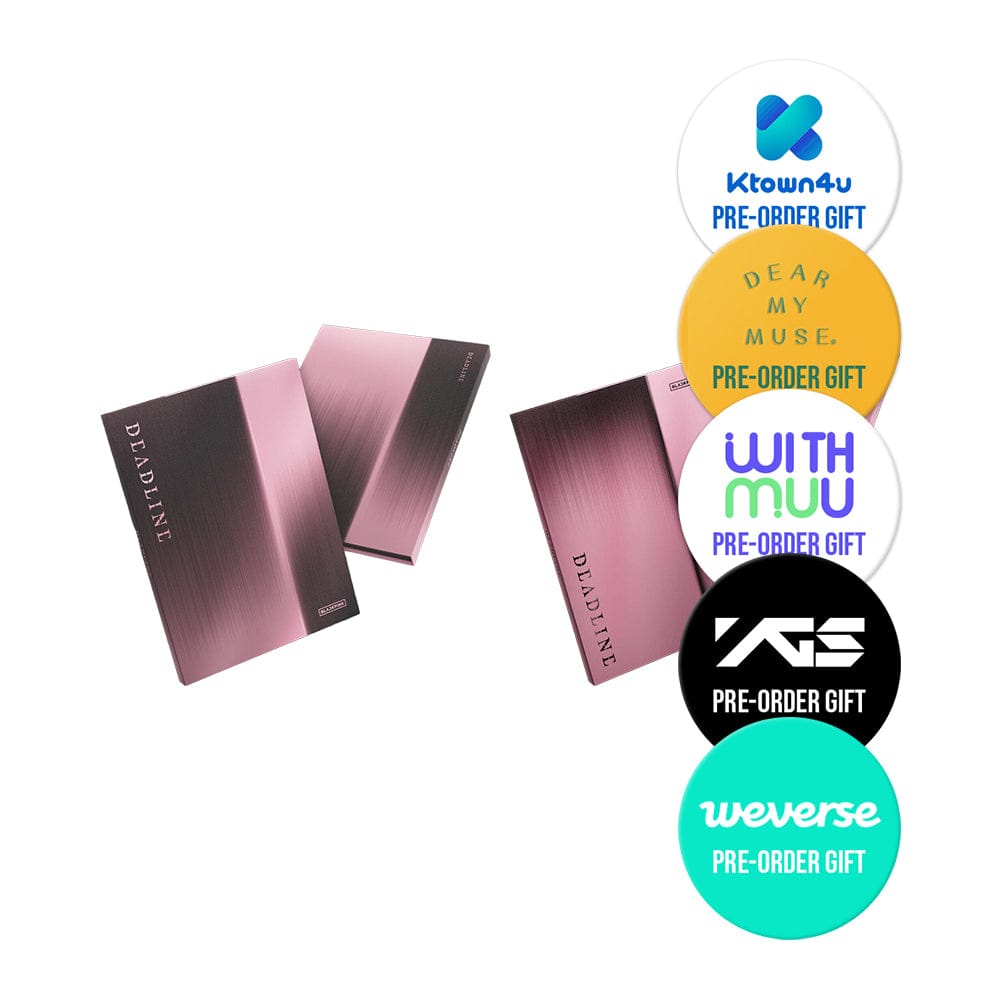BLACKPINK - 3rd Mini Album DEADLINE ( BLACK+PINK SET )