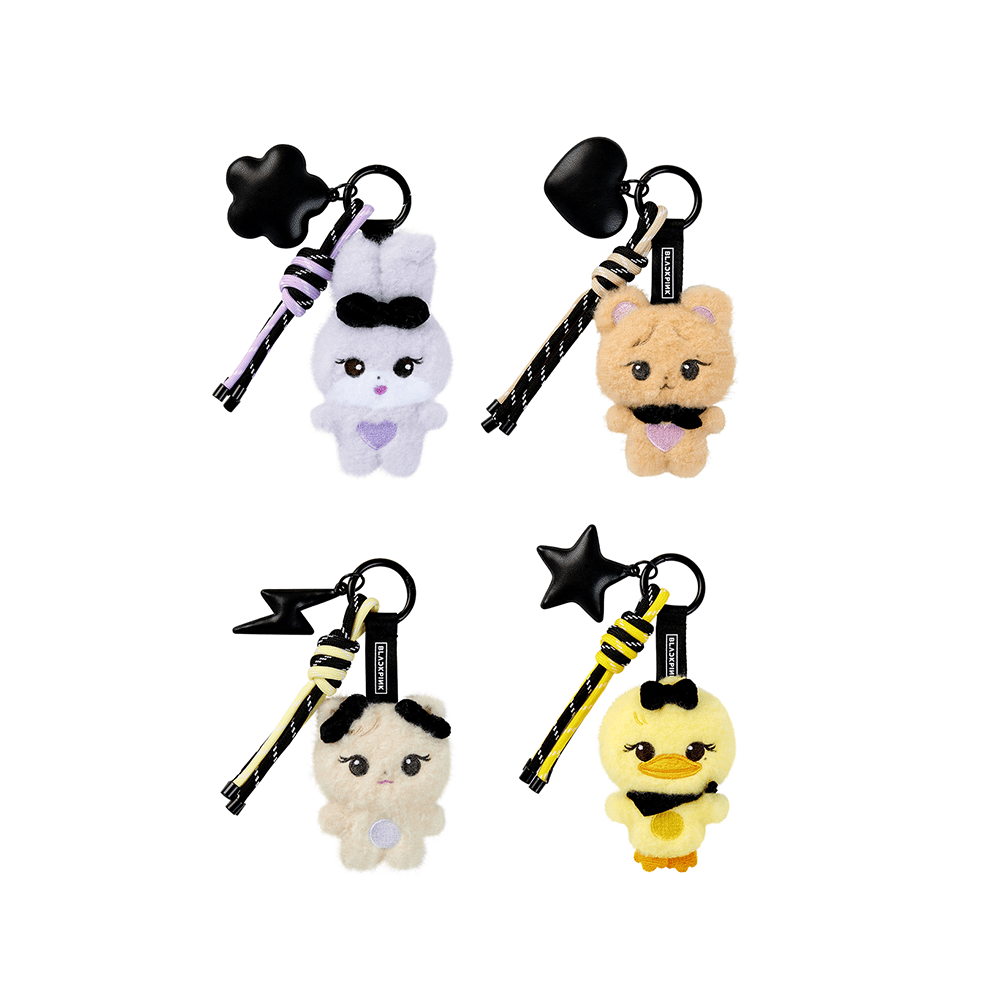 BPCOLLECTION] BLACKPINK CHARACTER PLUSH KEYRING_SLIM