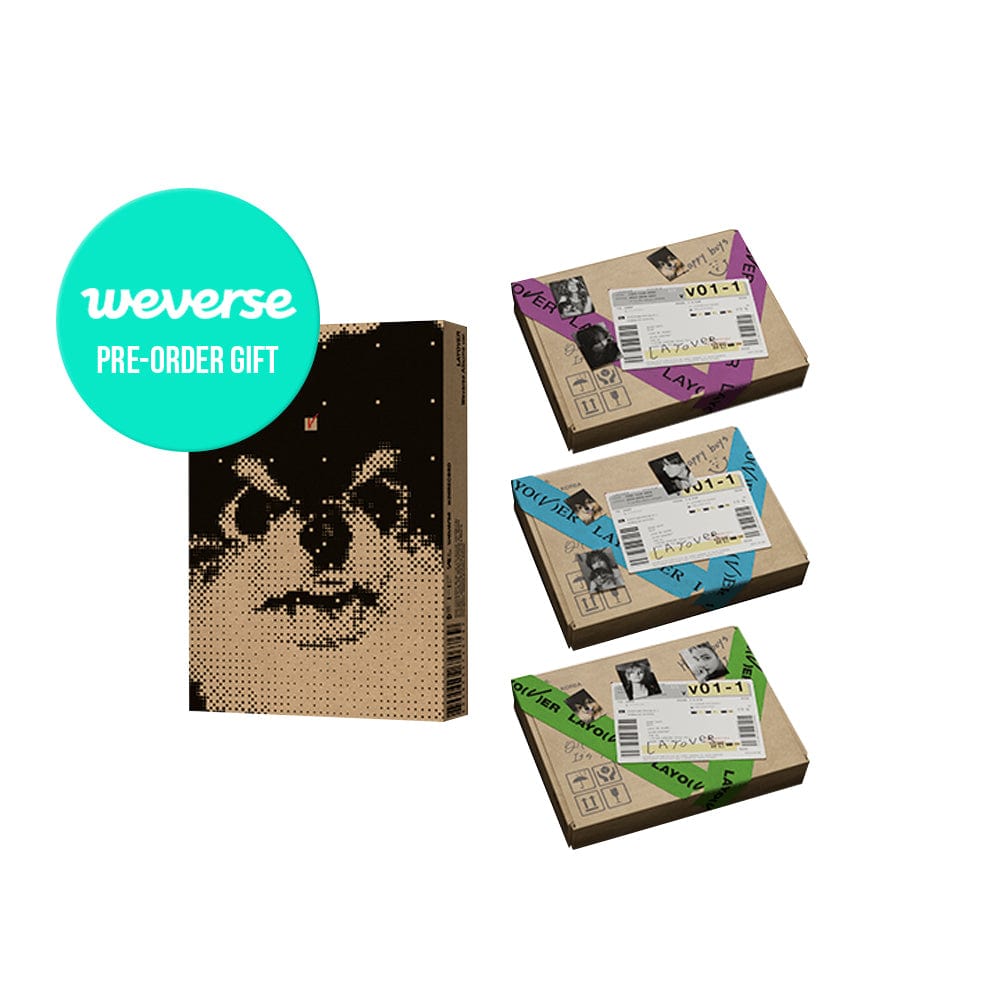 BTS ALBUM (+Weverse POB ) V (BTS) - Layover (SET) + Layover (Weverse Album Ver.)