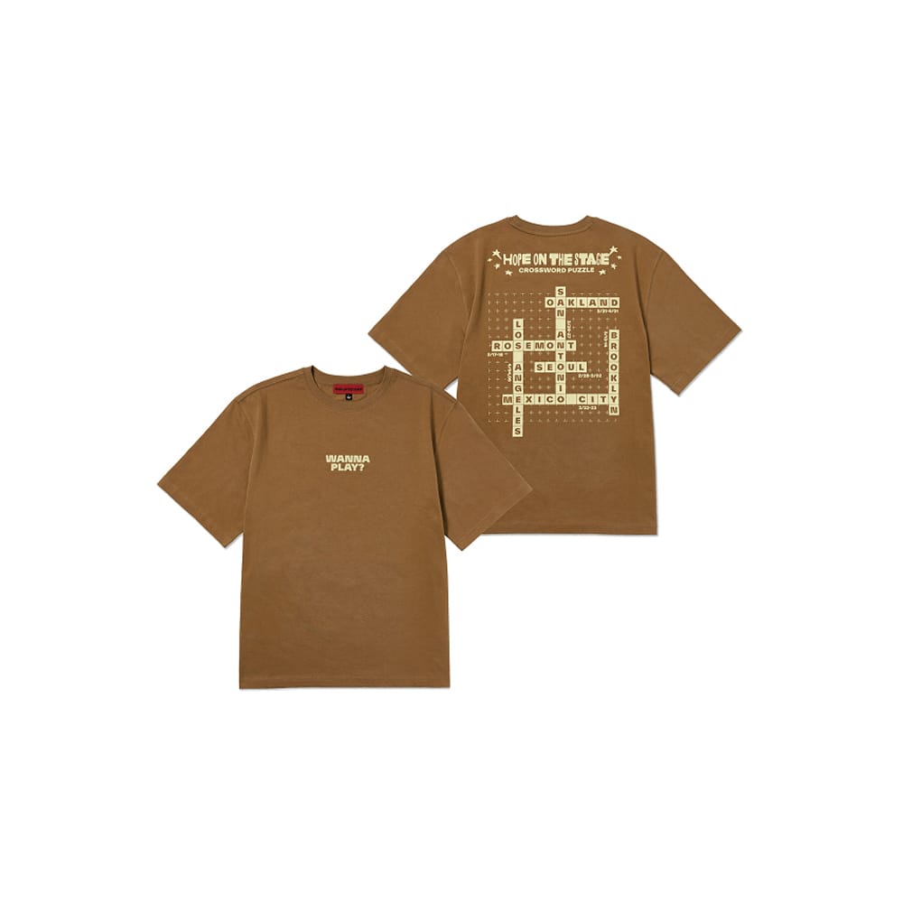 BTS J-HOPE HOPE ON THE STAGE Tour T-Shirt (Brown)