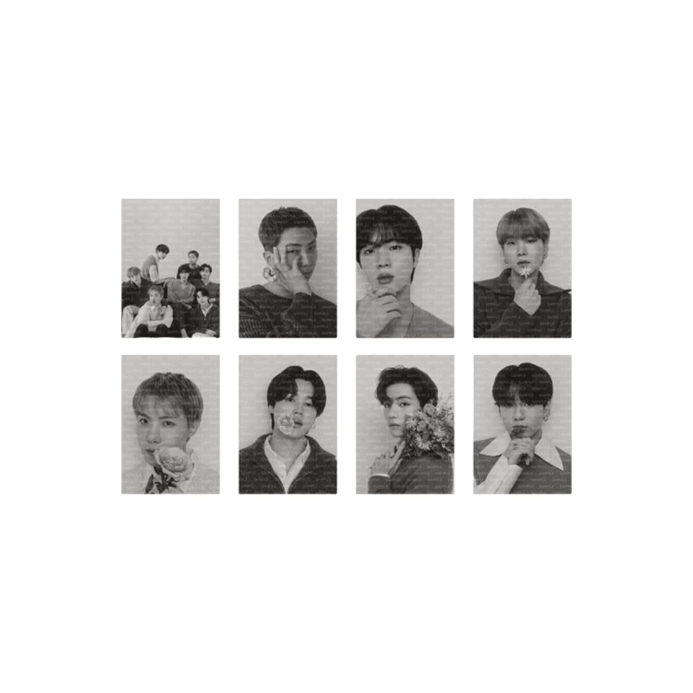 【箱付き4枚セット】BTS Photo canvas BTS - MNCR MONOCHROME Canvas Photo