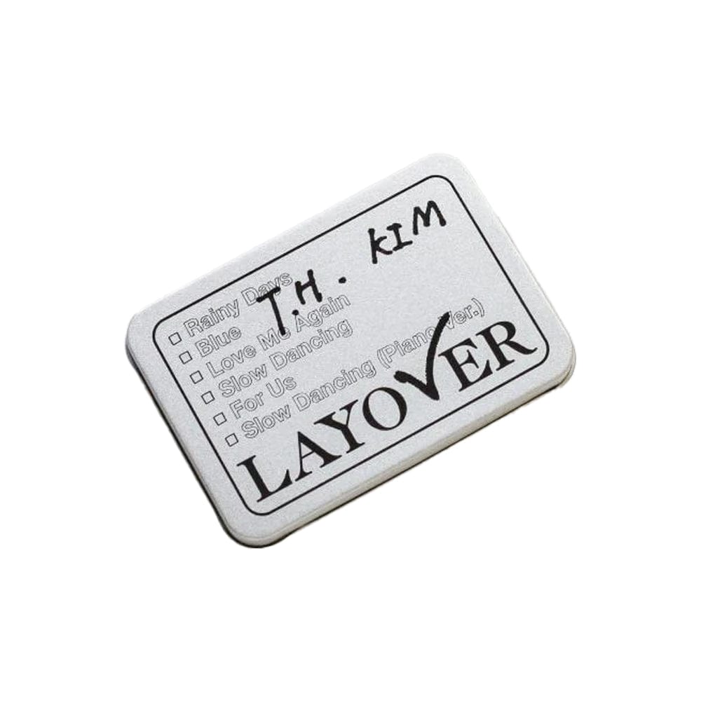 BTS MD / GOODS LAYOVER BTS V - Tin Case Sticker Set LAYOVER Official MD