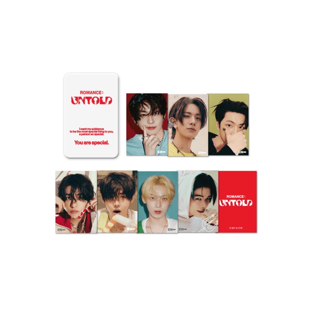 ENHYPEN MD / GOODS ENHYPEN - LENTICULAR MINI CARD & TIN CASE SET (ROMANCE : UNTOLD)