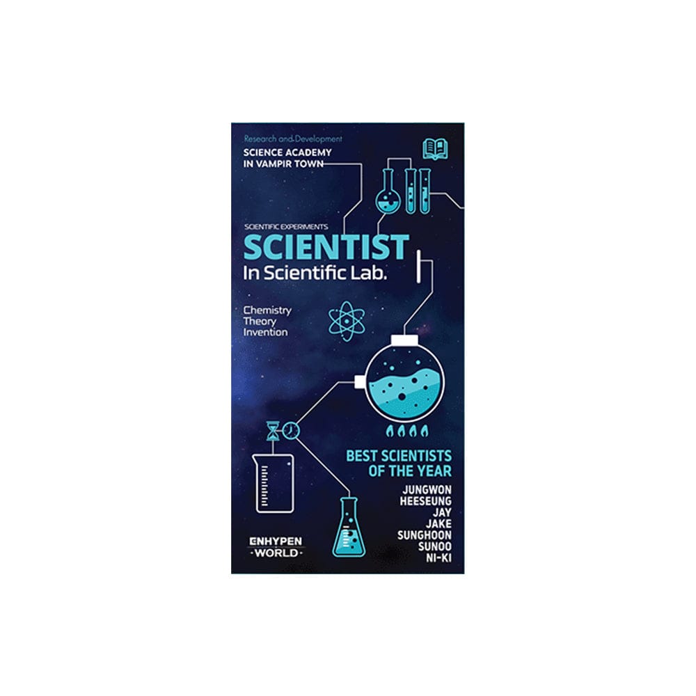 ENHYPEN - WORLD COUPON CARD COLLECTION SCIENTIST BASIC ver.