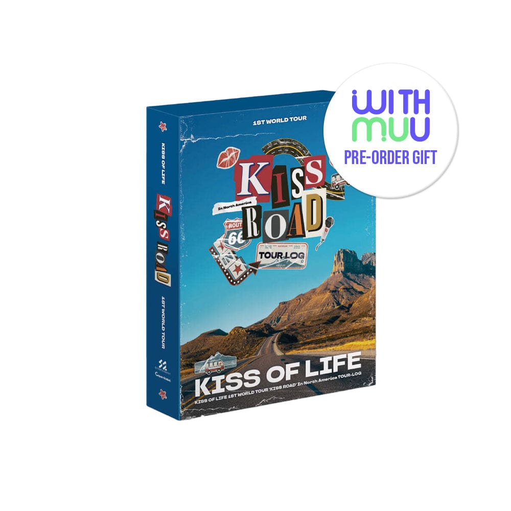 KISS OF LIFE DVD / BLU-RAY WITHMUU POB KISS OF LIFE - WORLD TOUR KISS ROAD In North America TOUR-LOG