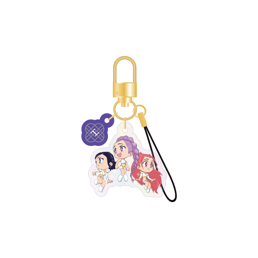 KPOP DEMON HUNTERS MD / GOODS HUNTR/X KPOP DEMON HUNTERS - OFFICIAL LIGHT STICK KEYRING CHARM