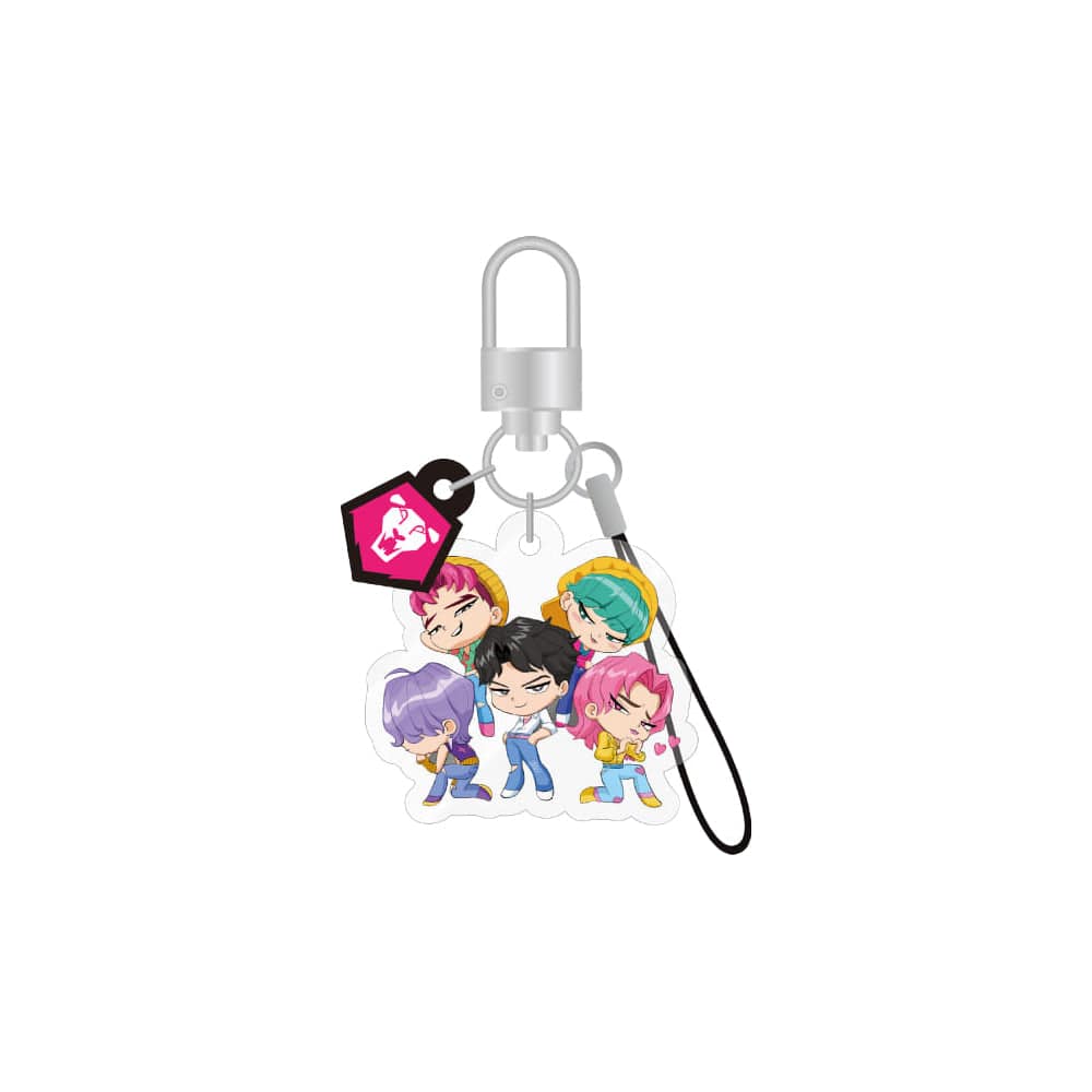 KPOP DEMON HUNTERS MD / GOODS Saja Boys KPOP DEMON HUNTERS - OFFICIAL LIGHT STICK KEYRING CHARM