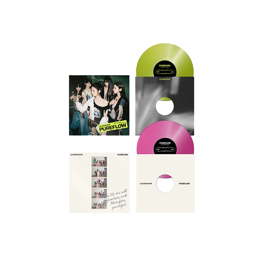 LE SSERAFIM アルバム 'PUREFLOW' pt.1 set LE SSERAFIM - 2nd Studio Album PUREFLOW pt. 1 (Vinyl)