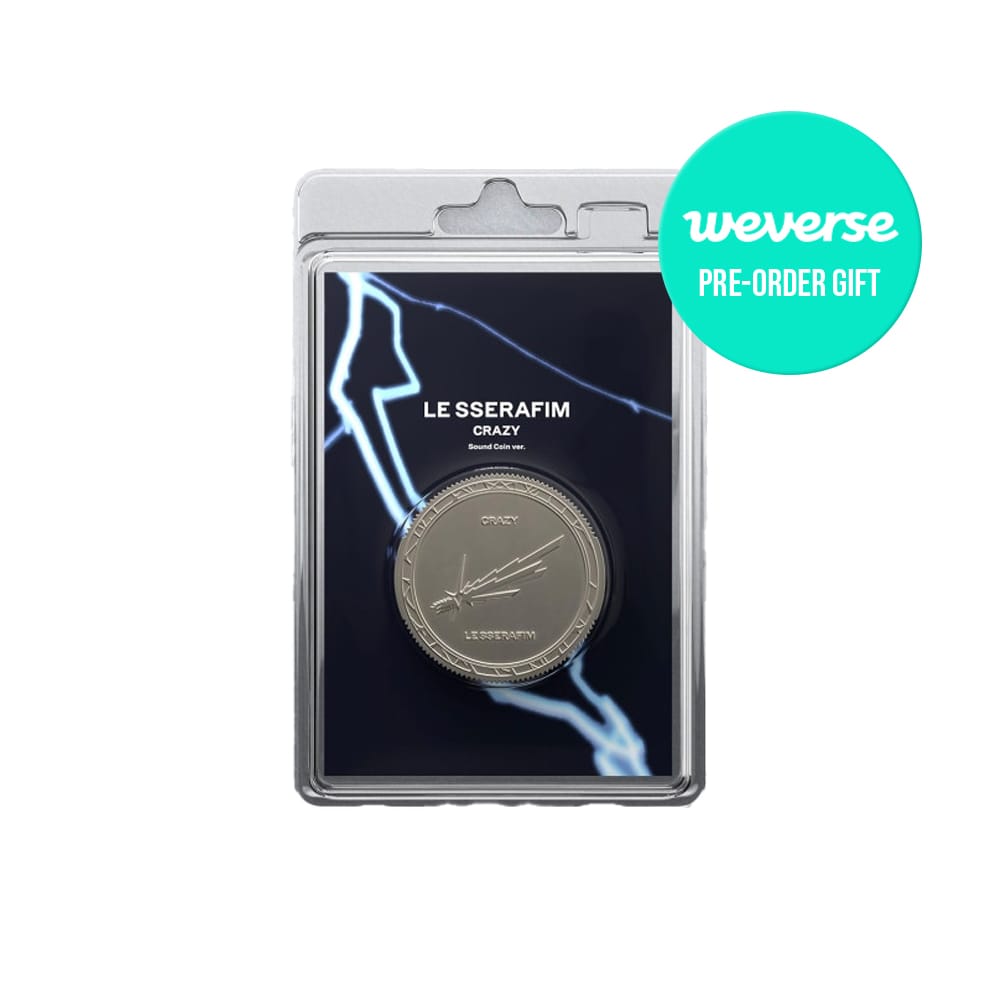 LE SSERAFIM - 1st Mini Album CRAZY ( Sound Coin ver. )