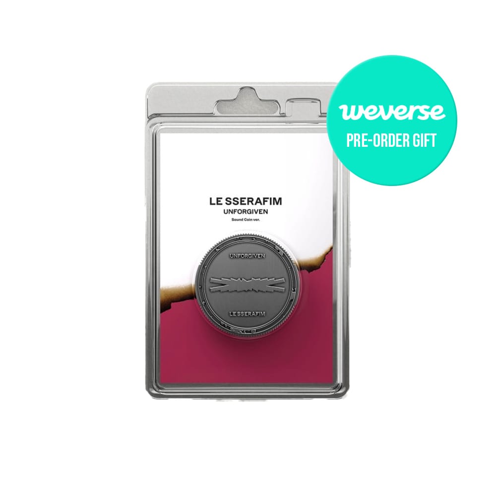 LE SSERAFIM - 1st Mini Album UNFORGIVEN ( Sound Coin ver. )