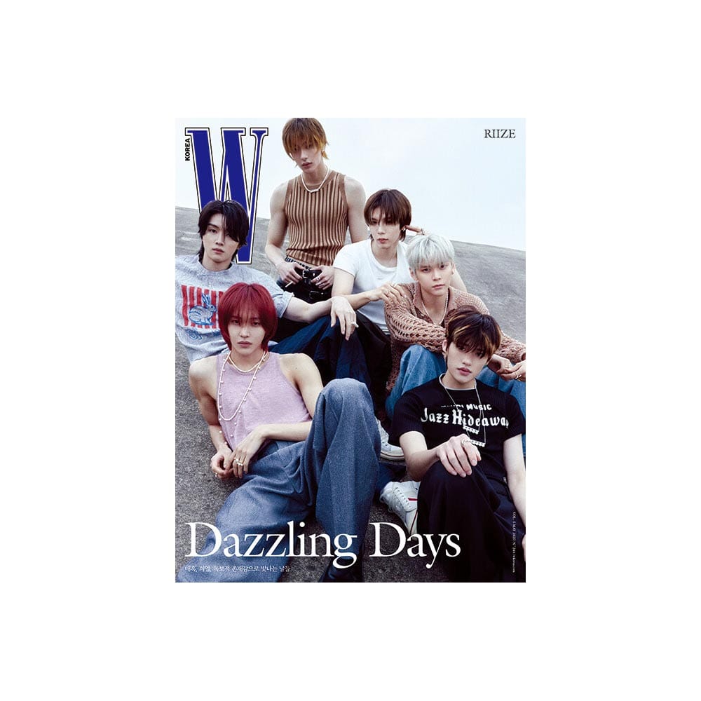 RIIZE Magazine RIIZE - W Korea Magazine Cover RIIZE (May 2025)