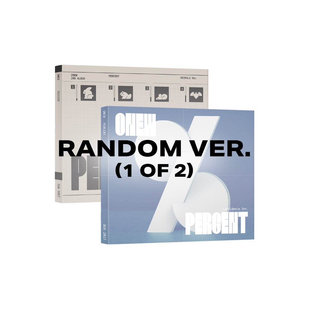 SHINee ALBUM 1Random SHINEE ONEW - 2nd Album PERCENT (Digipack Ver.)