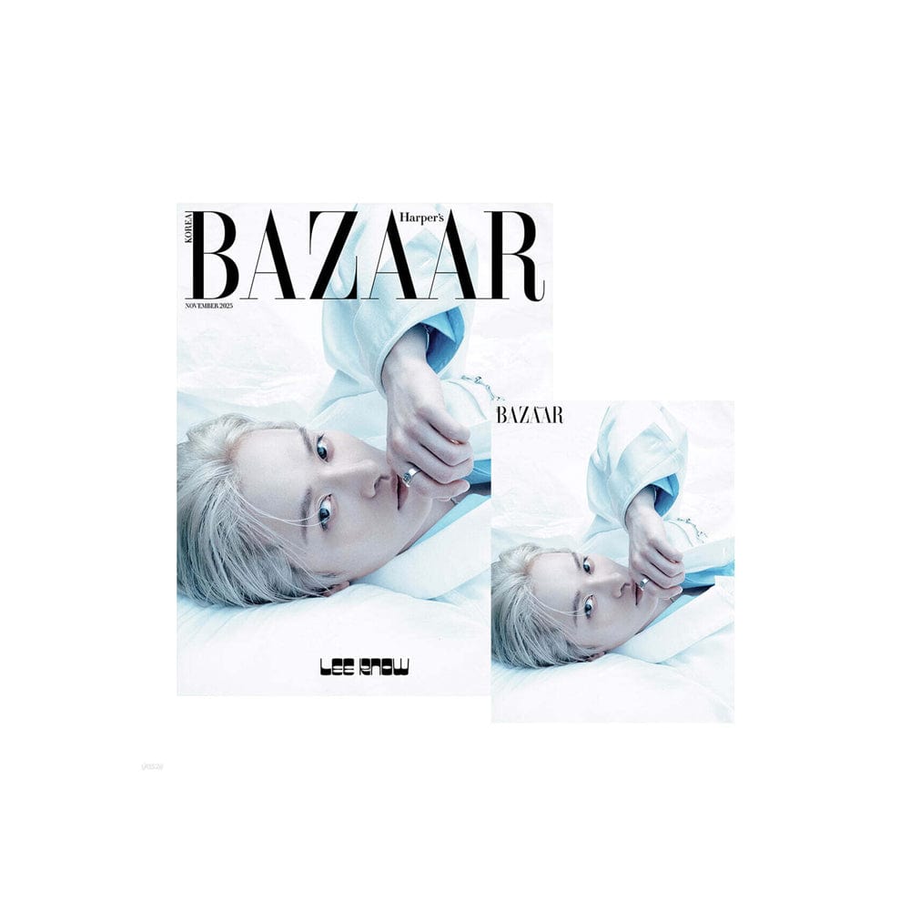 Stray Kids Magazine B version StrayKids Lee Know - HARPERS BAZAAR Magazine Cover (Nov 2025)