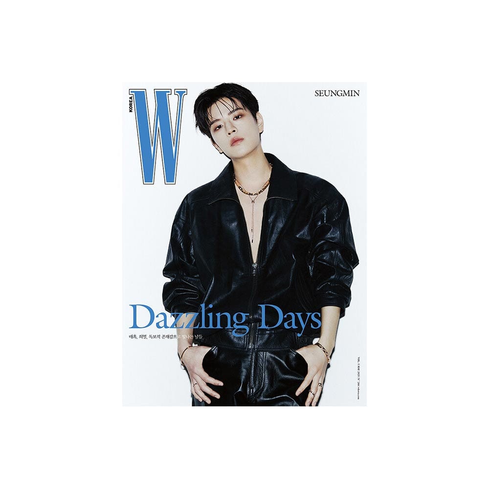 Stray Kids Magazine B version Straykids SEUNGMIN - W Korea Magazine Cover SEUNGMIN (May 2025)