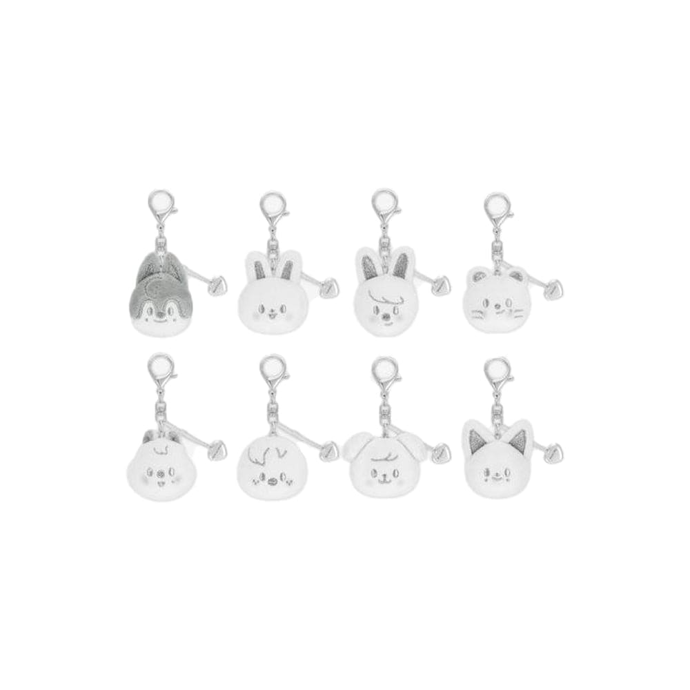 Stray Kids - SKZOO FACE KEYRING SILVER Ver. - celebrATE MD