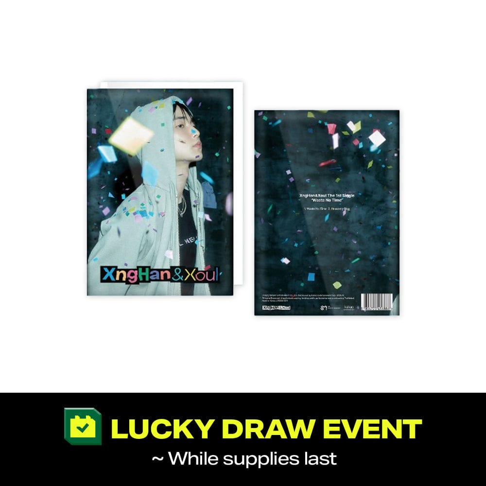 4th LUCKY DRAW] XngHan&Xoul - The 1st Single [Waste No Time] (Photo B