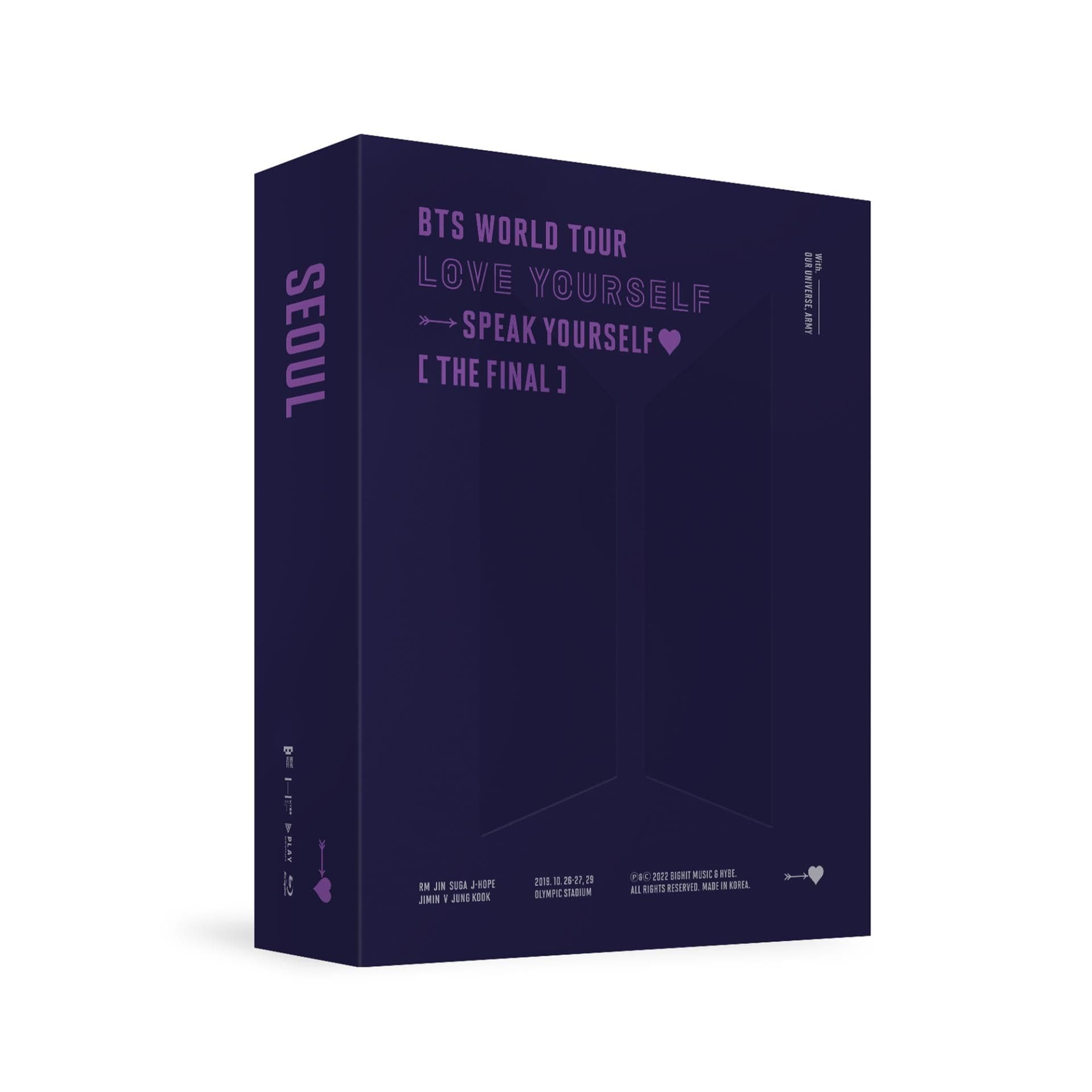 BTS - WORLD TOUR LOVE YOURSELF : SPEAK YOURSELF [THE FINAL] Blu-ray