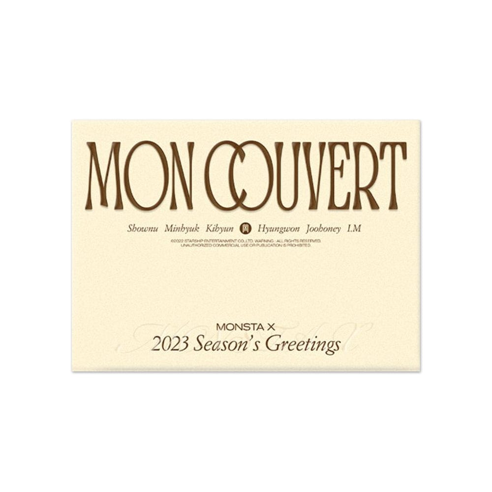 MONSTA X - 2023 Season's Greetings [MON COUVERT] (DESK CALENDAR Ver.)