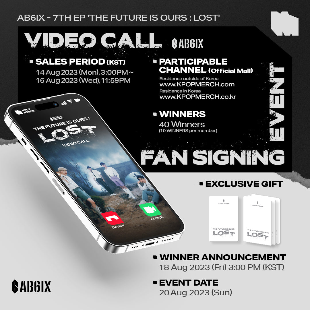 AB6IX - THE FUTURE IS OURS : LOST Video Call Event