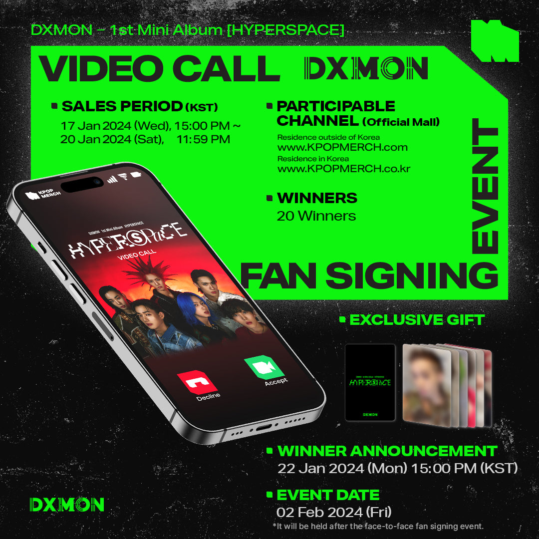 [Video Call EVENT] DXMON - 1st Mini Album HYPER SPACE