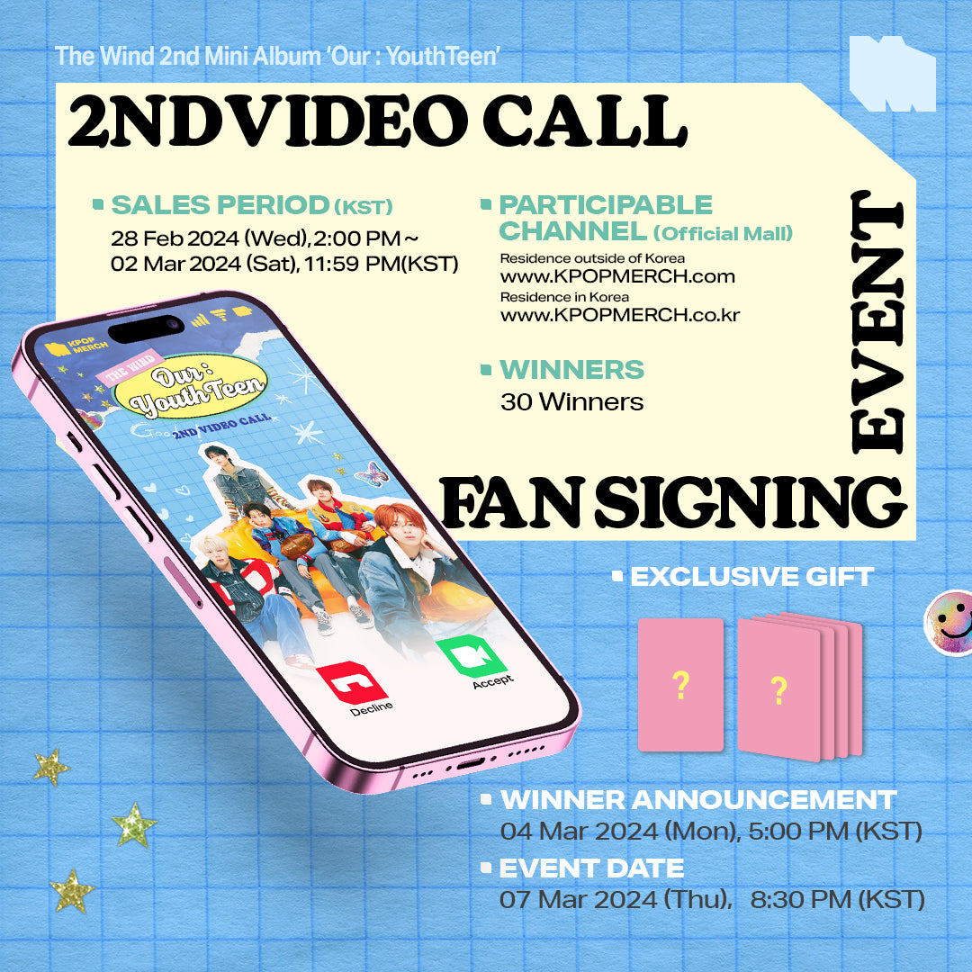 [2nd Video Call Event] The Wind - 2nd Mini Album 'Our : YouthTeen'