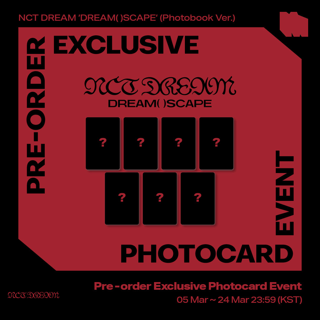 [Pre-Order Event]NCT DREAM - [DREAM( )SCAPE] (Photobook Ver.)