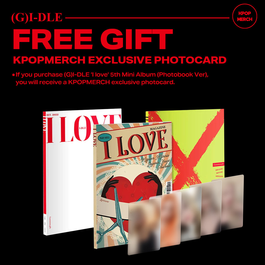 (G)I-DLE [I love] Exclusive Official Photocard Event