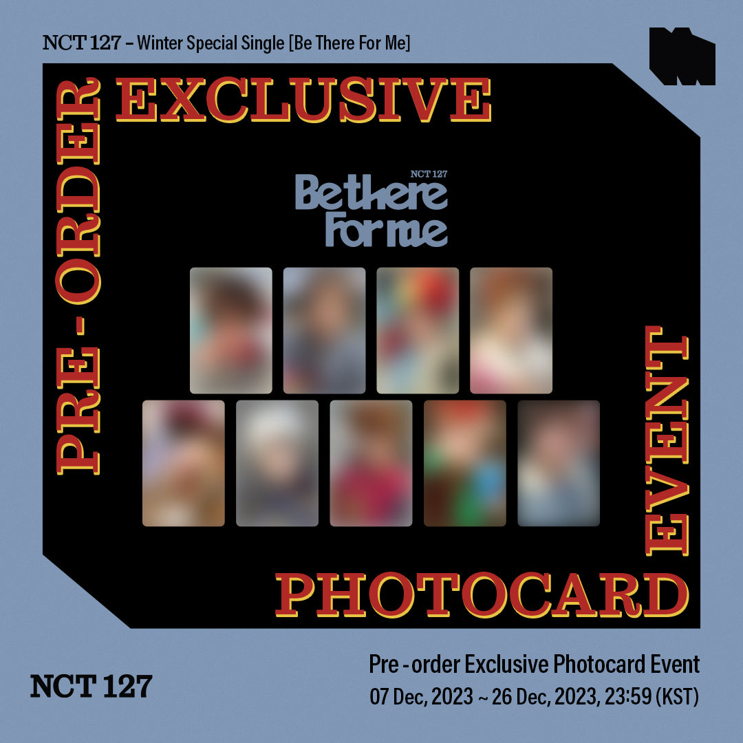 [PRE-ORDER EVENT] NCT 127 - Winter Special Single Album [Be There For Me] (127 STEREO Ver.)