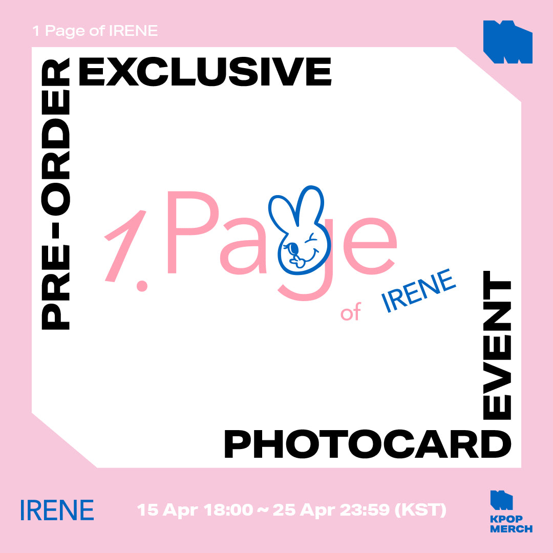 [Pre-Order Exclusive Photocard Event] IRENE - 1 Page of IRENE