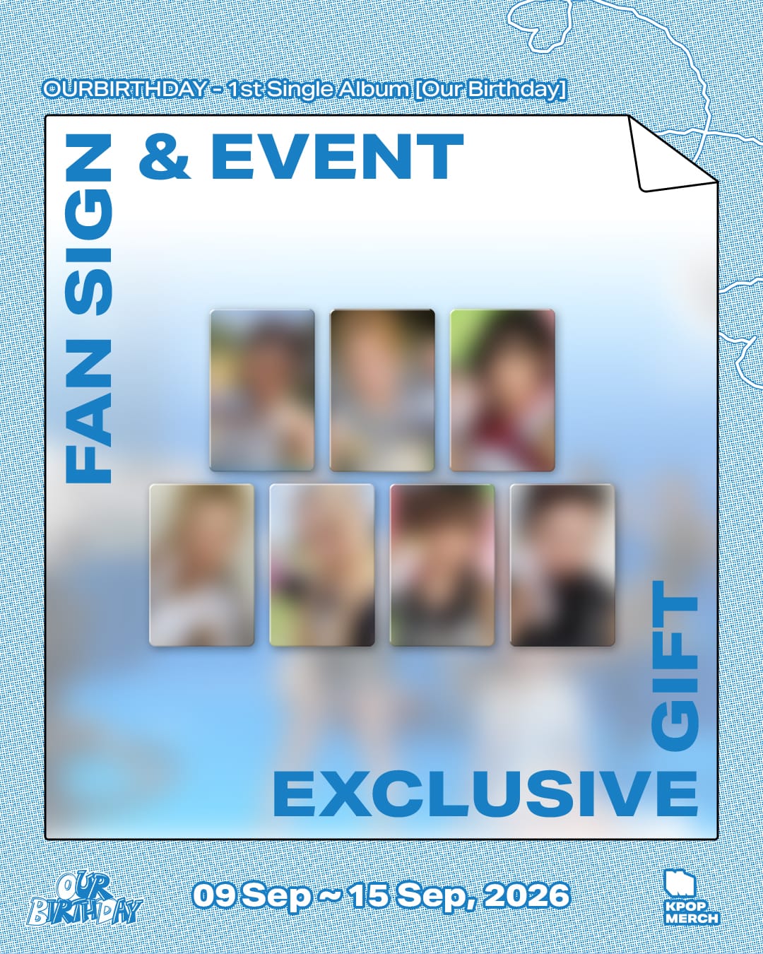 [Fan Sign Event] OURBIRTHDAY 1st Single Album [Our Birthday] PHOTOBOOK VER.