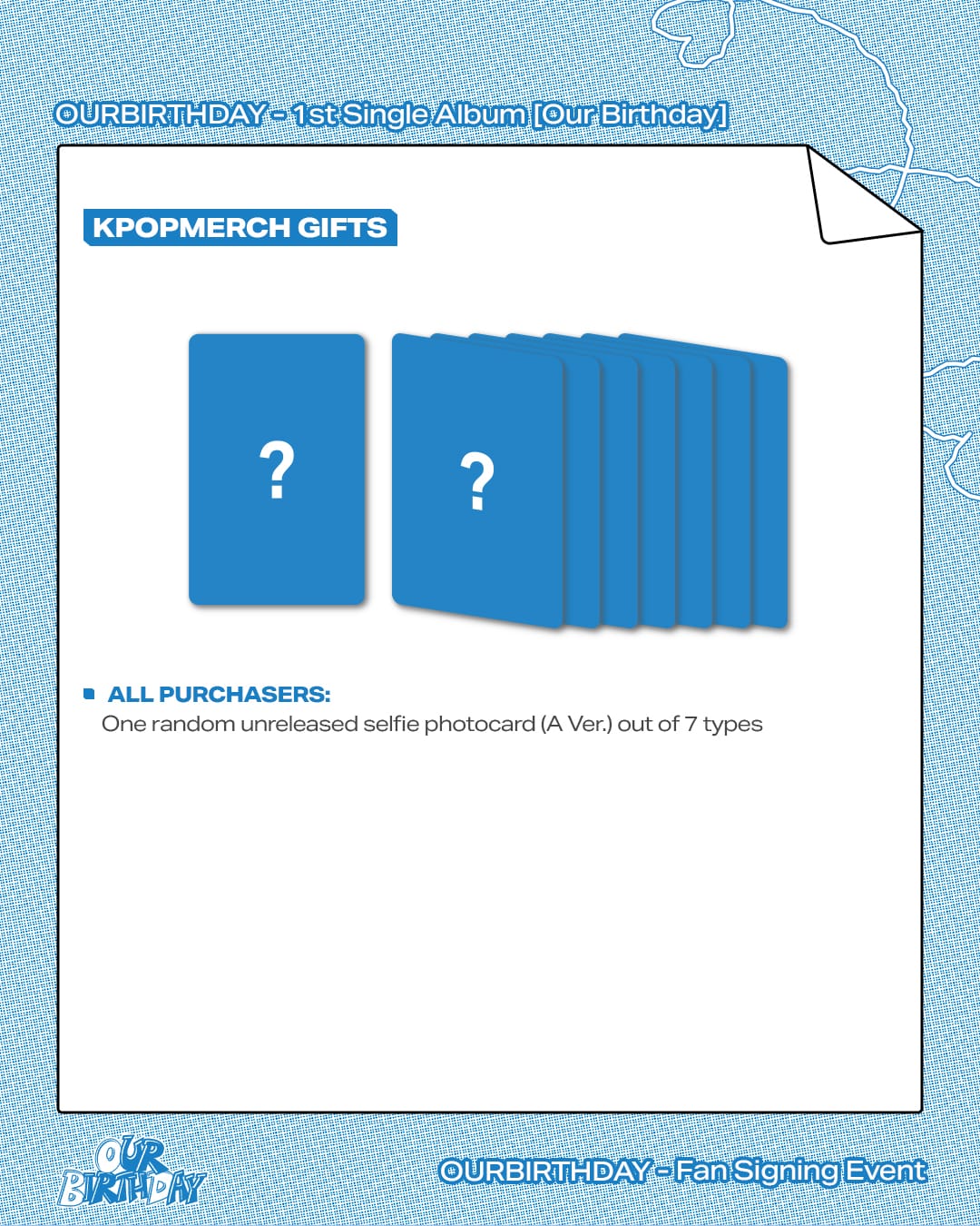 [Fan Sign Event] OURBIRTHDAY 1st Single Album [Our Birthday] PHOTOBOOK VER.