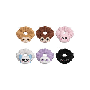 BABYMONSTER - CHARACTER PLUSH SCRUNCHIE [ CHOOMTOUR IN SEOUL OFFICIAL MD ]