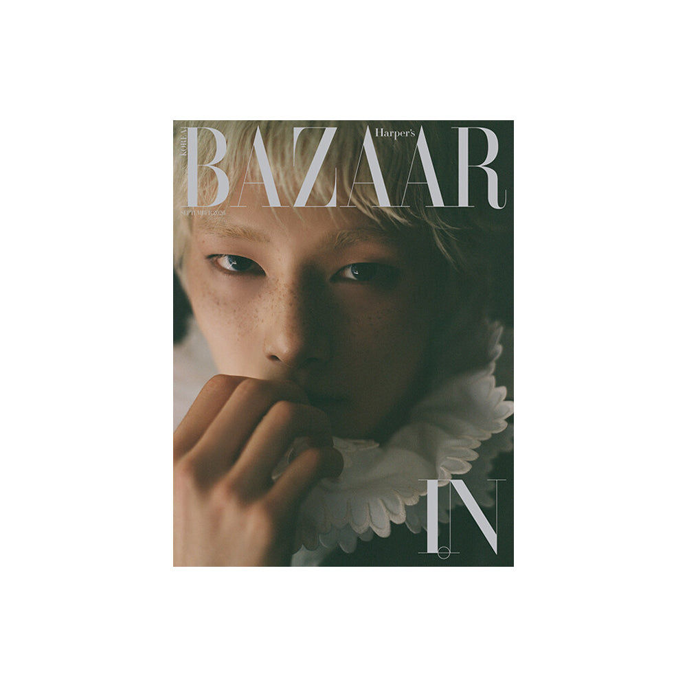 Stray Kids I.N - HARPERS BAZAAR Magazine Cover (September 2026)