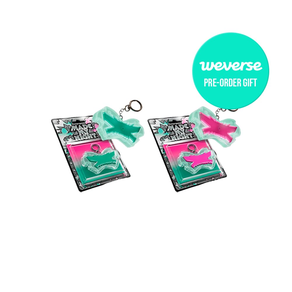 LE SSERAFIM - 2nd Single Album [ MADE MY NIGHT ] Glow Clicker Keychain