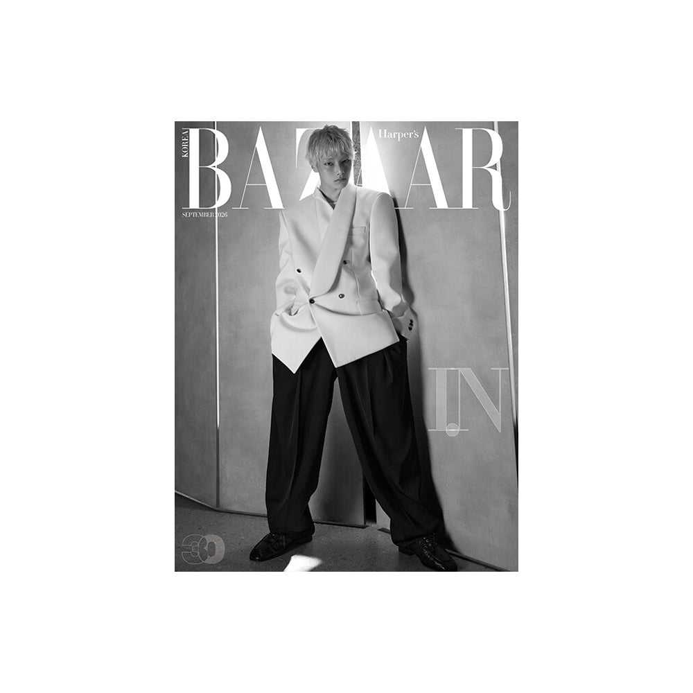 Stray Kids I.N - HARPERS BAZAAR Magazine Cover (September 2026)