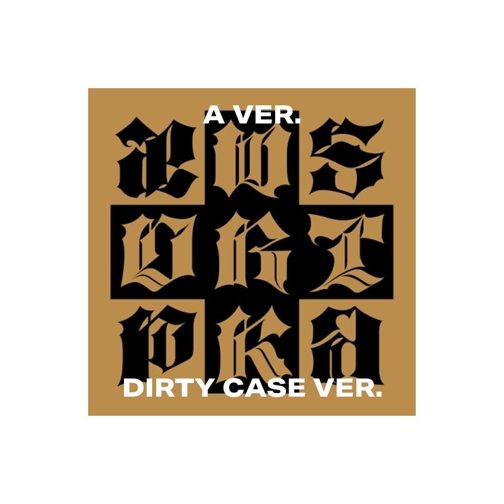 aespa ALBUM A aespa - Dirty Work (Dirty Case Ver.)