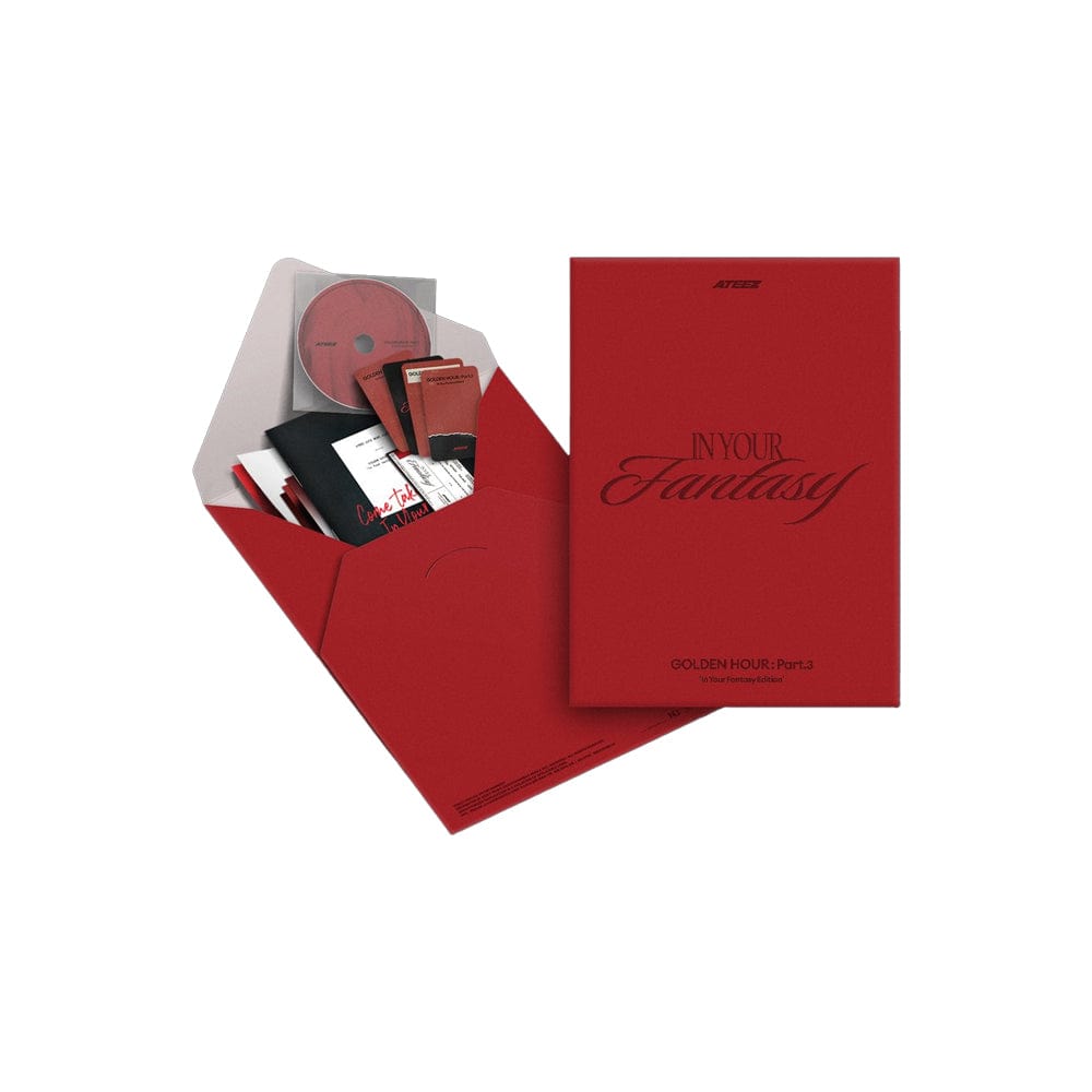 ATEEZ ALBUM ATEEZ -  12th Mini Album GOLDEN HOUR Part 3 In Your Fantasy Edition (Limited)