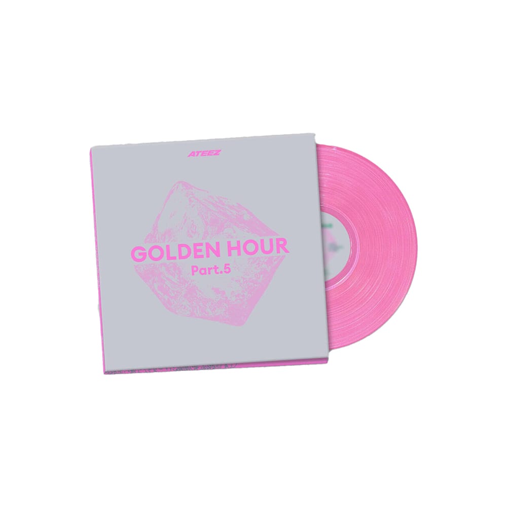 ATEEZ ALBUM ATEEZ - 14th Mini Album GOLDEN HOUR Part. 5 ( (Pink LP VER. )