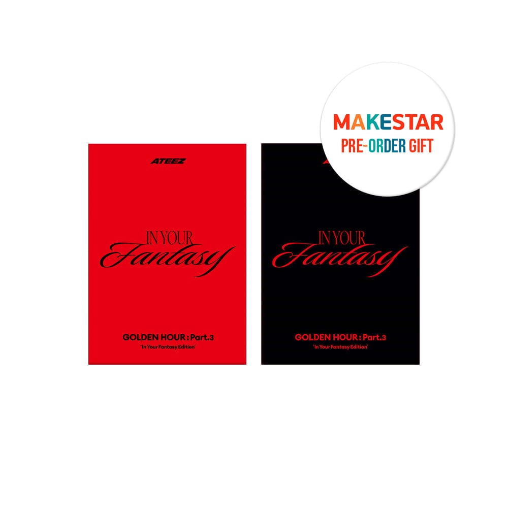 ATEEZ ALBUM SET [ Lucky Draw ] ATEEZ -  12th Mini Album GOLDEN HOUR Part 3 In Your Fantasy Edition (POCAALBUM VER.)