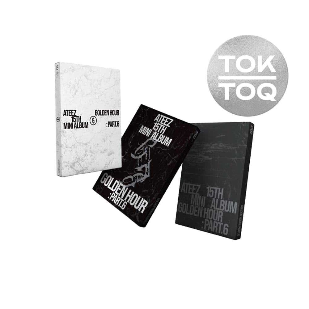 ATEEZ ALBUM TOKTOQ / A ATEEZ - 15th Mini Album GOLDEN HOUR Part. 6