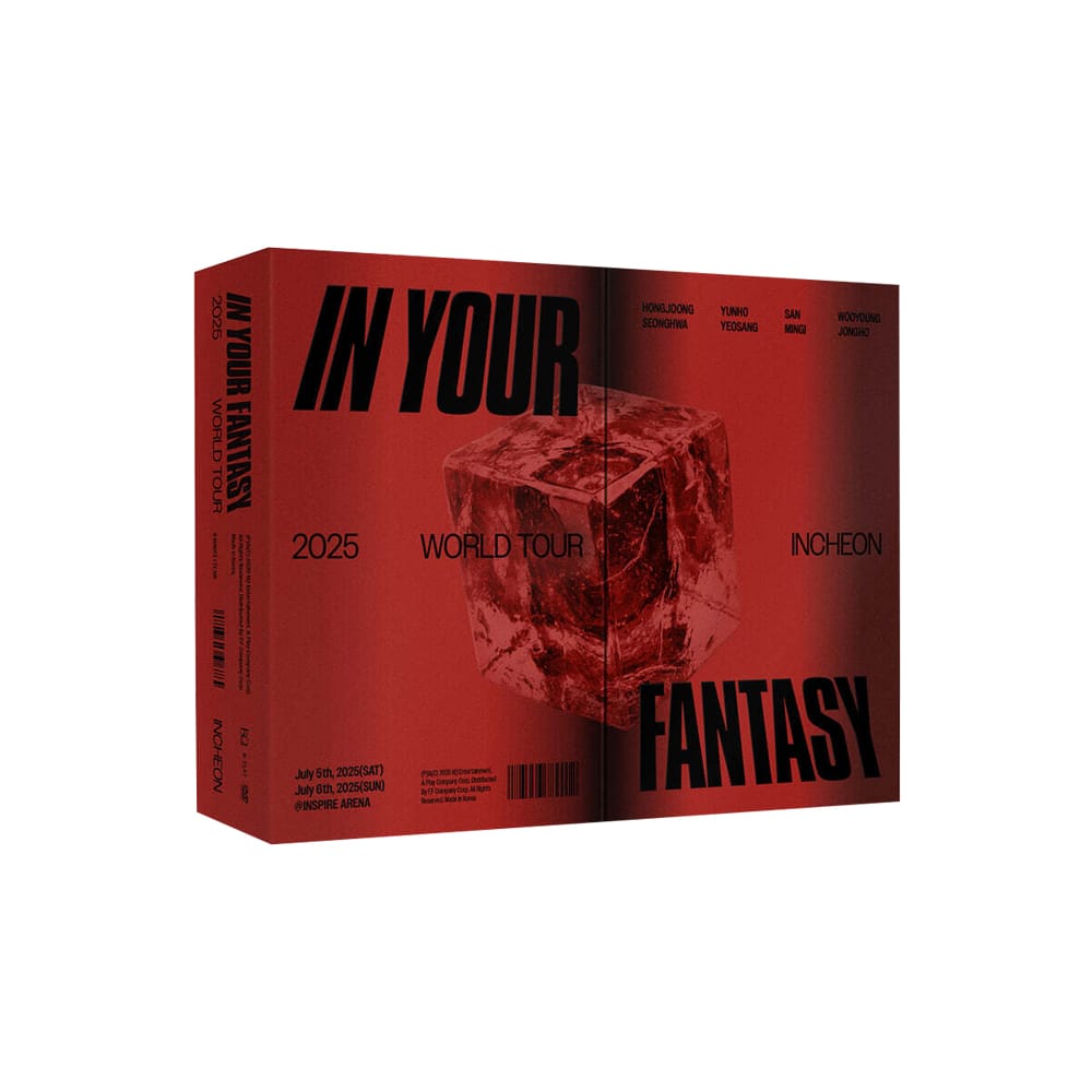 ATEEZ DVD / BLU-RAY NO POB ATEEZ - 2025 WORLD TOUR [ IN YOUR FANTASY ] INCHEON DVD